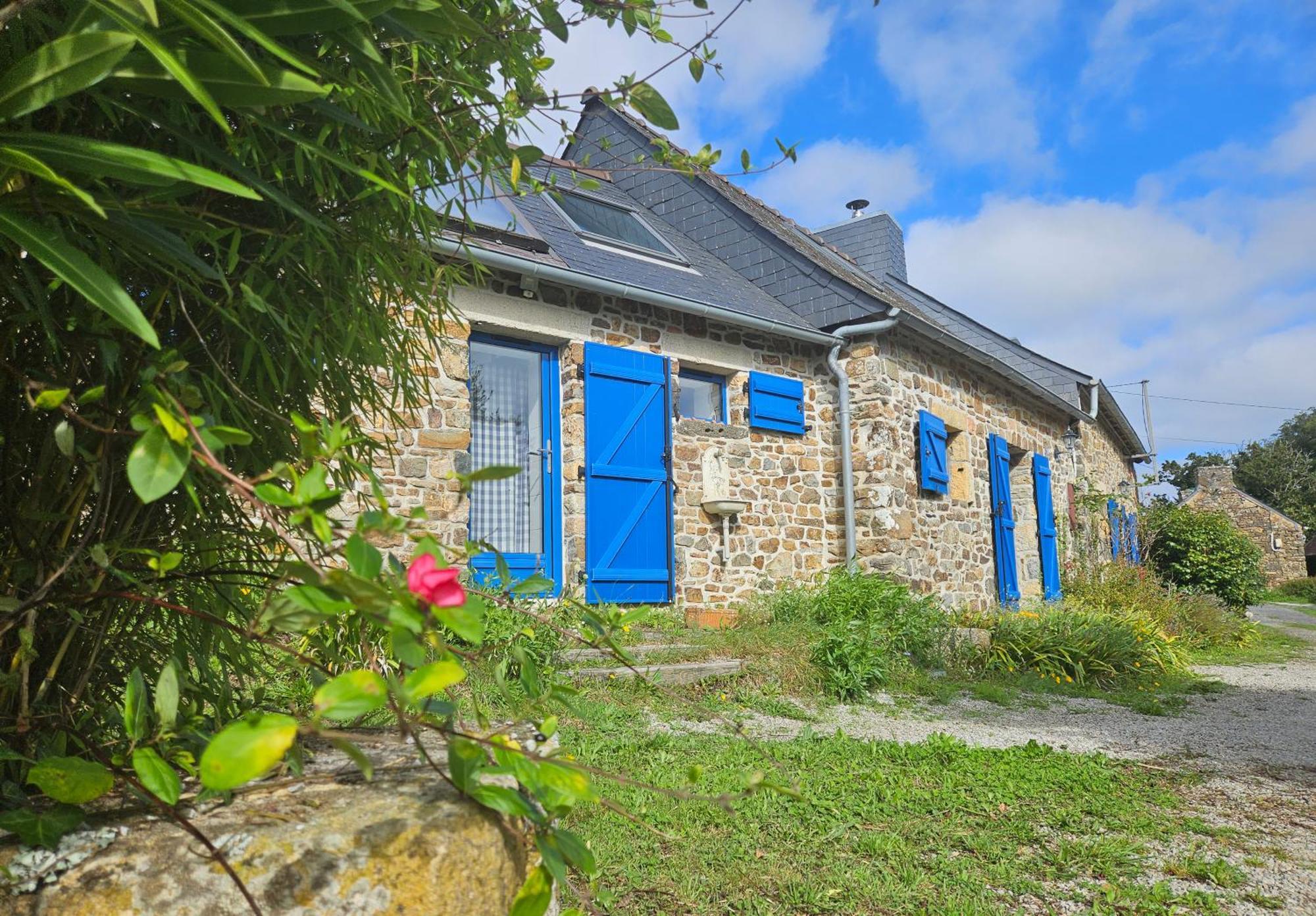 Ti Vaen I Maison Traditionnelle Bretonne & Sauna Lanvéoc Buitenkant foto